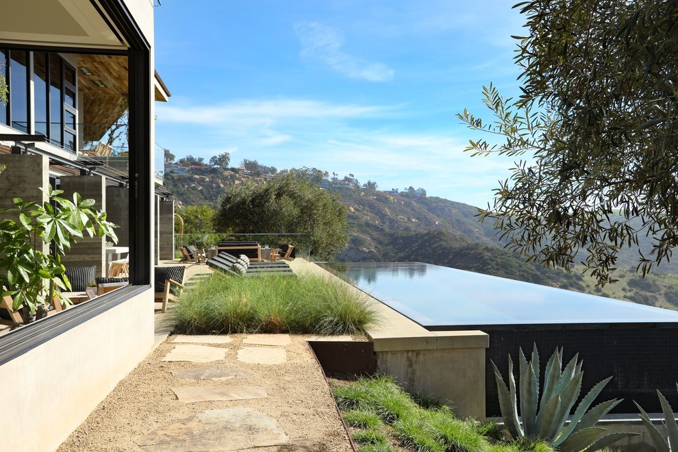 Laguna Beach Temple Hills Contemporary Pool Orange County by