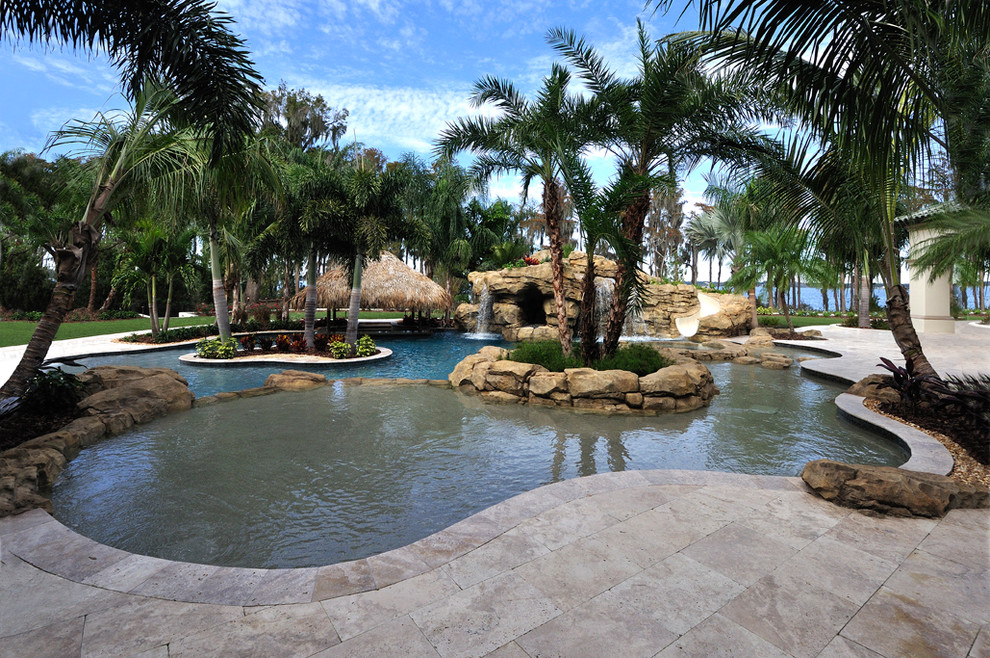 Lakefront Home - Tropical - Pool - Orlando - by Jones Clayton ...