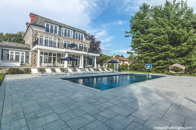 Lakefront House - Mahopac, New York - Modern - Swimming Pool & Hot Tub ...