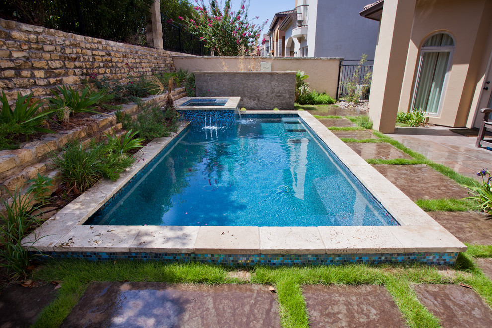 Inspiration for a modern pool remodel in Austin