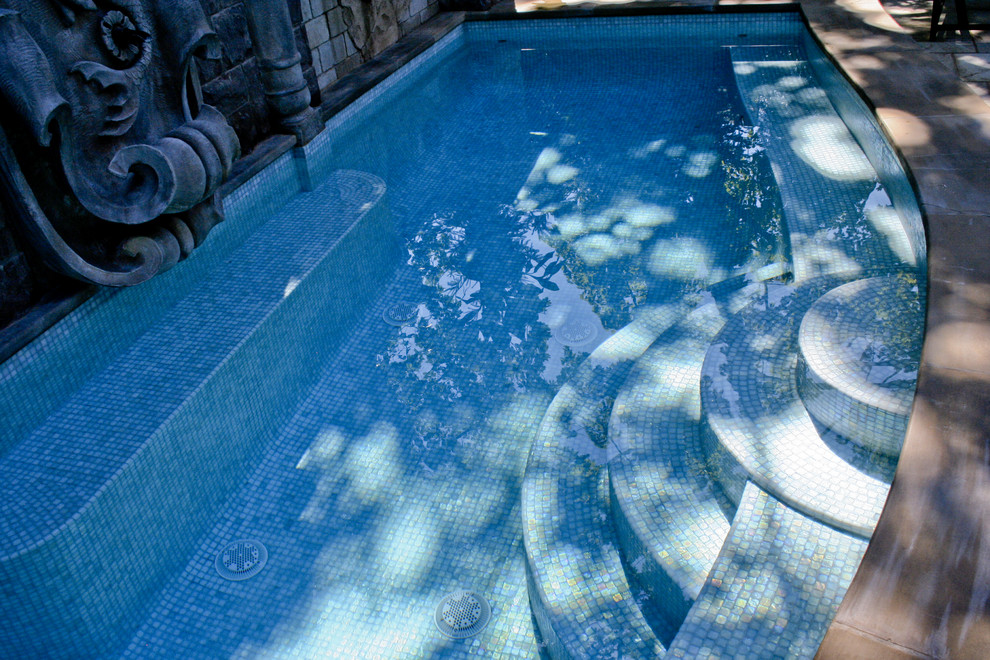 Classic swimming pool in New York.