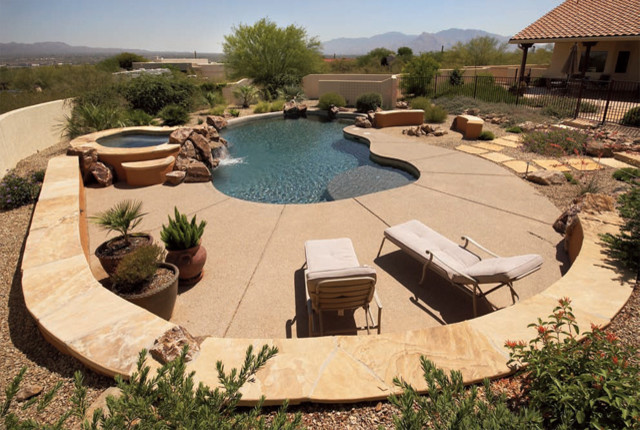 Desert Landscaping Ideas Around Pools