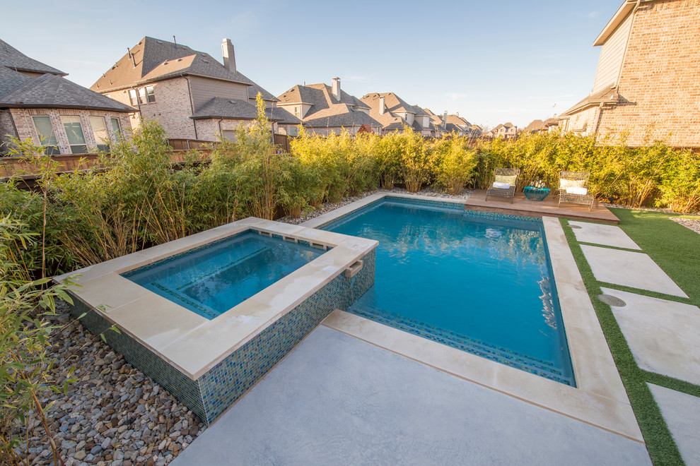 Lawler park Contemporary Pool Dallas by AquaTerra Outdoors Houzz
