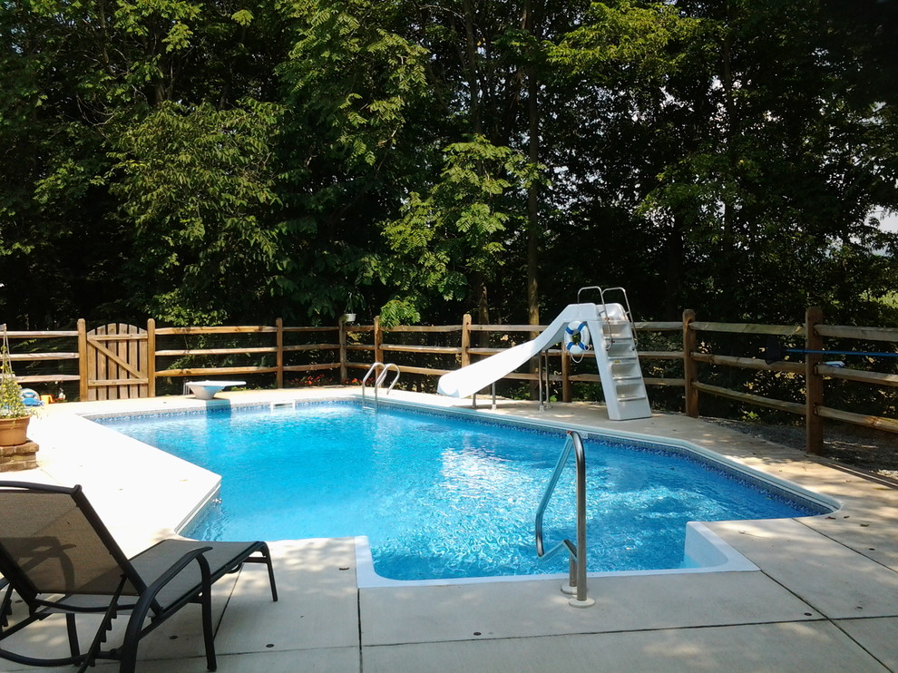 Lazy L Hagerstown Maryland Rustic Pool DC Metro by Flohr Pools