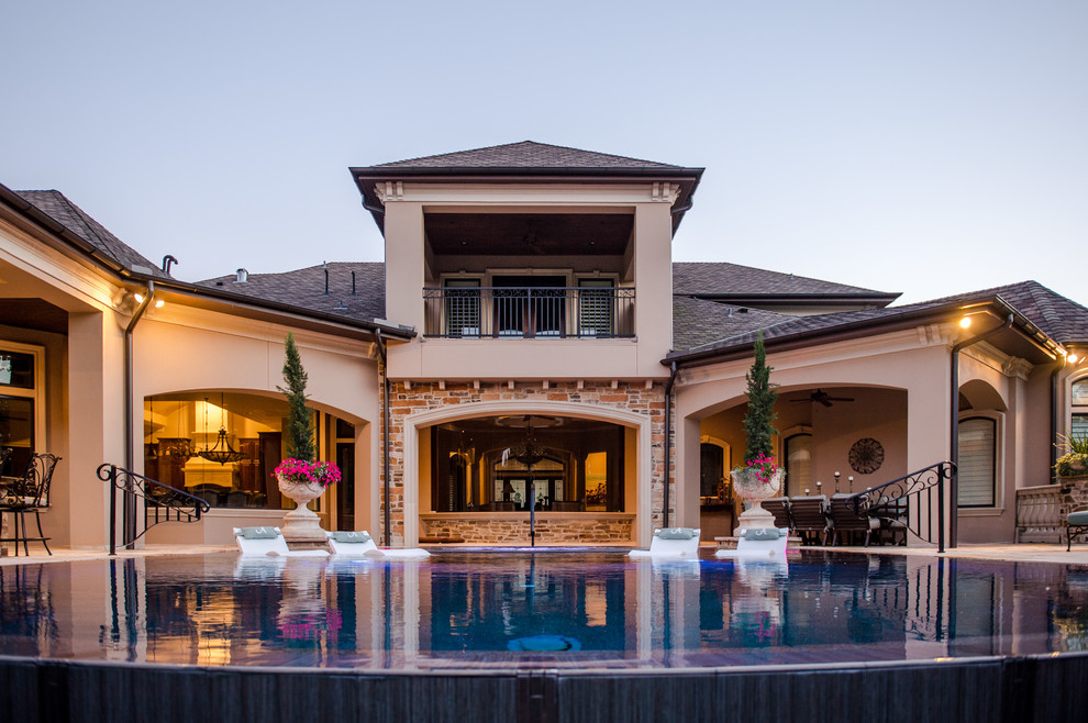 Ledge Loungers in Action! Traditional Pool Houston by Ledge