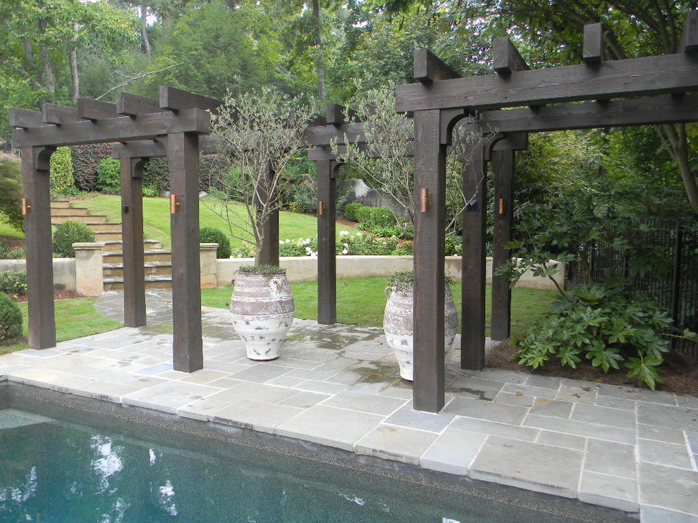 Example of a tuscan pool design in Atlanta