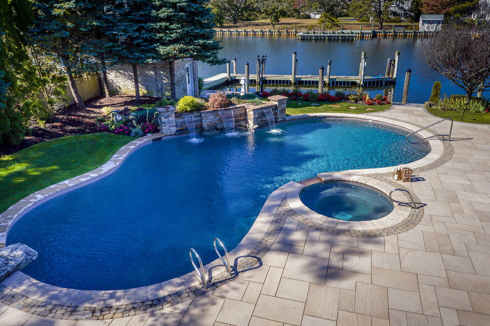 Luxury by the Water in Long Island, NY Traditional Pool New York