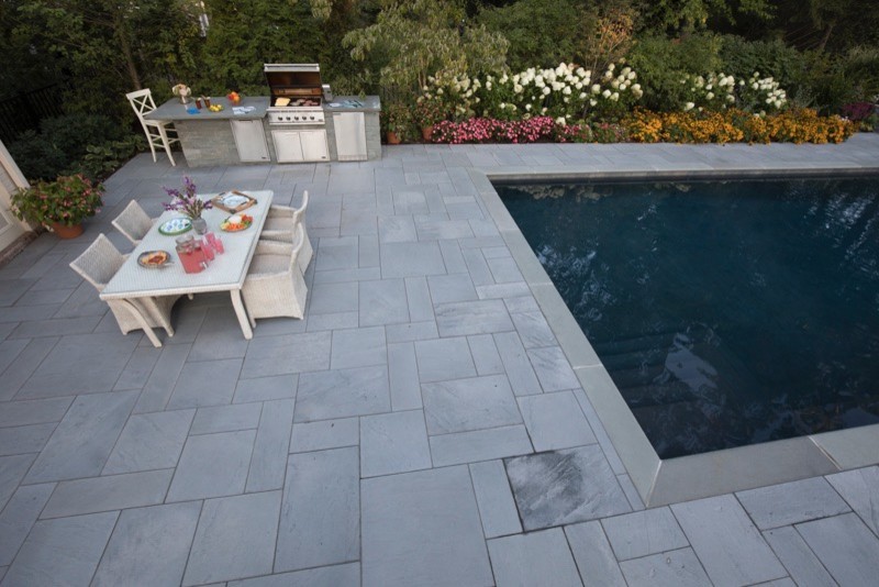 Luxury Gunite pool for a quaint village home in Ridgewood NJ ...