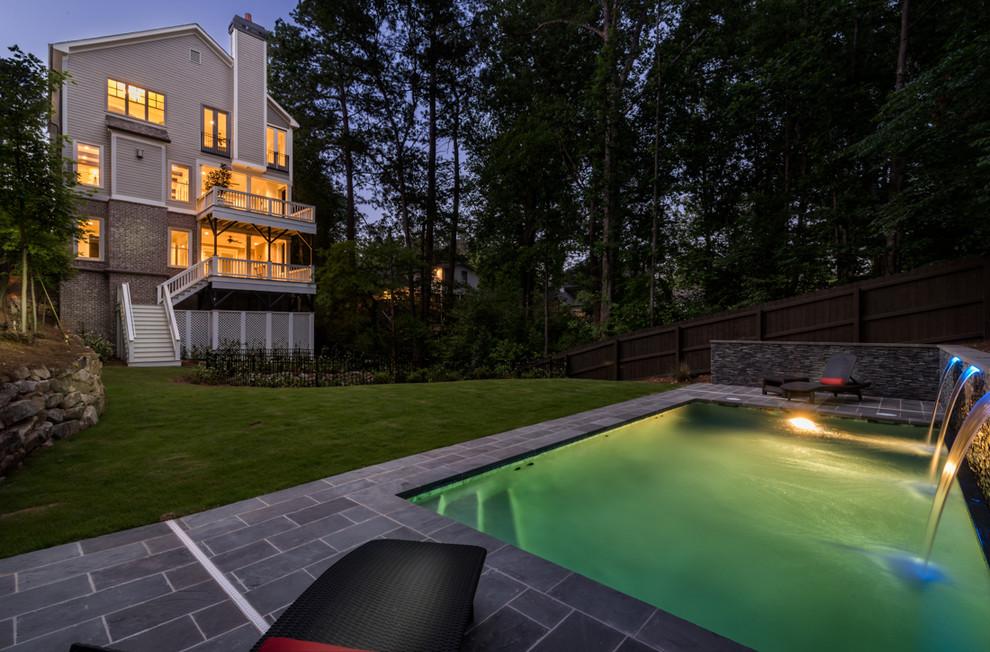 Luxury Home in Buckhead, Chastain Park Pool Atlanta by Stokesman