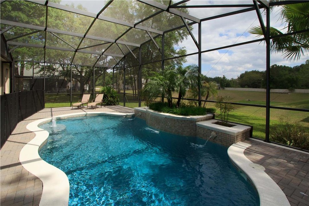 M/I Homes of Orlando Wekiva Run Berkeley Transitional Pool