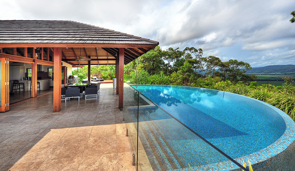 This is an example of a world-inspired swimming pool in Brisbane.