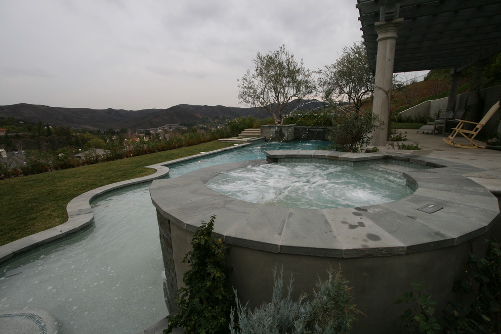 Elegant pool photo in Los Angeles