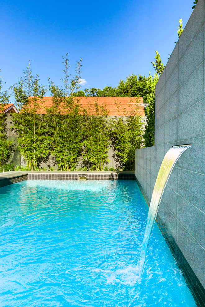 Example of a minimalist pool design in Melbourne