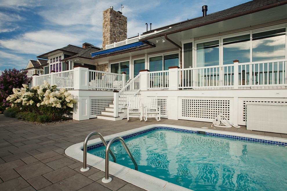 Mantoloking, NJ Total Renovation & Lift Beach Style Pool New