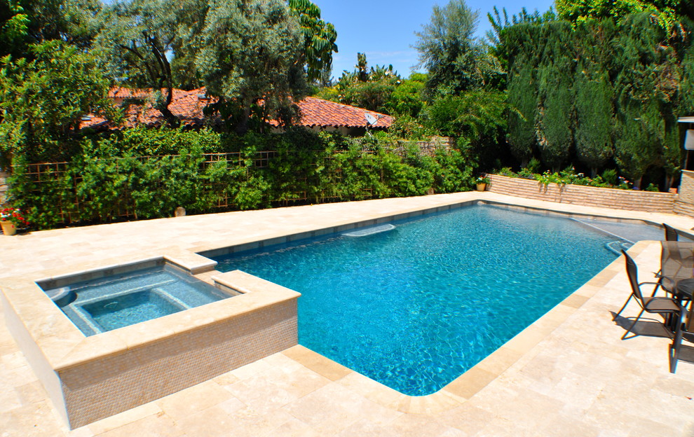 Margate, Encino Modern Pool Los Angeles by Trinity Builders