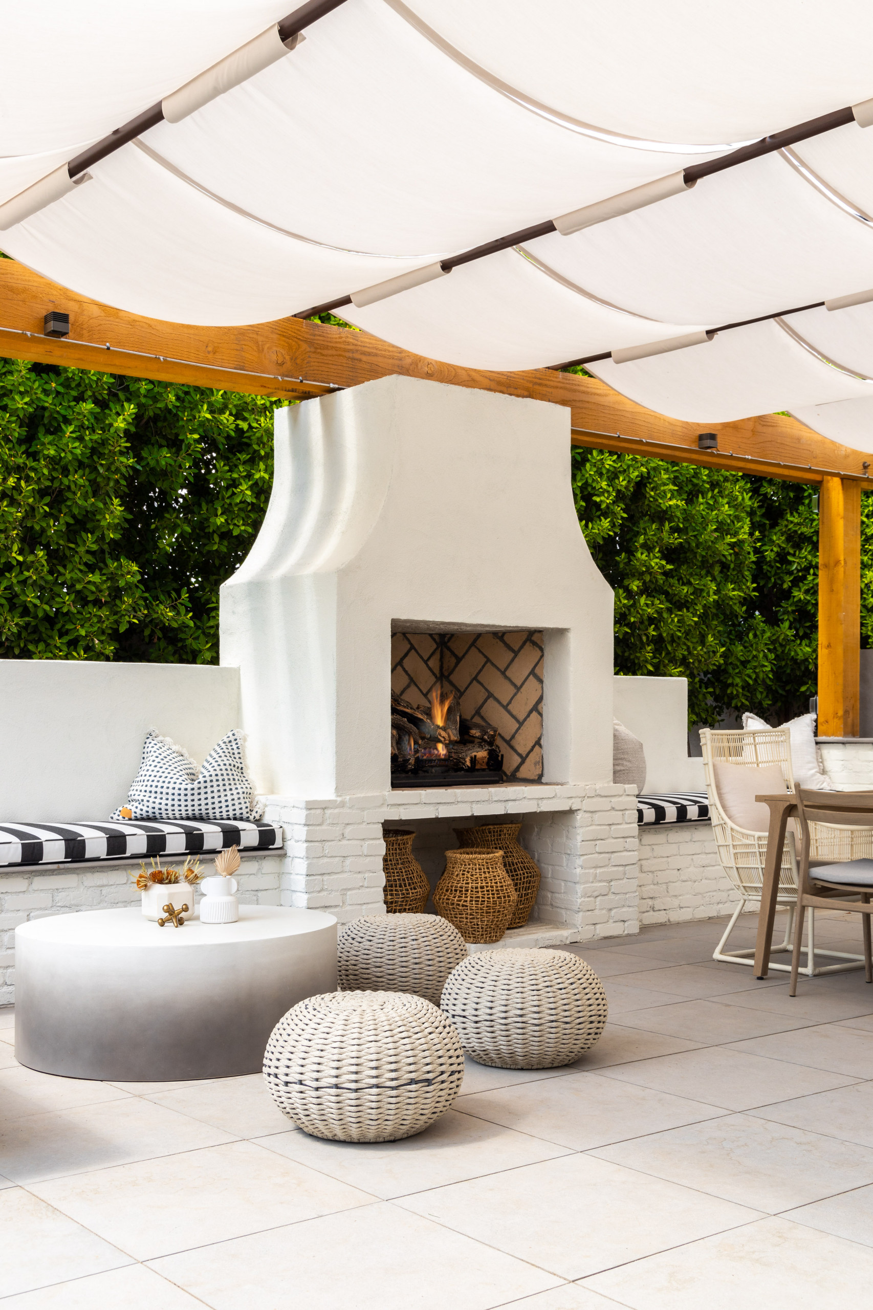 arcadia door outside living room on Masterfully Designed Outdoor Living Space In Arcadia Contemporary Pool Phoenix By Unique Landscapes And Custom Pools Houzz