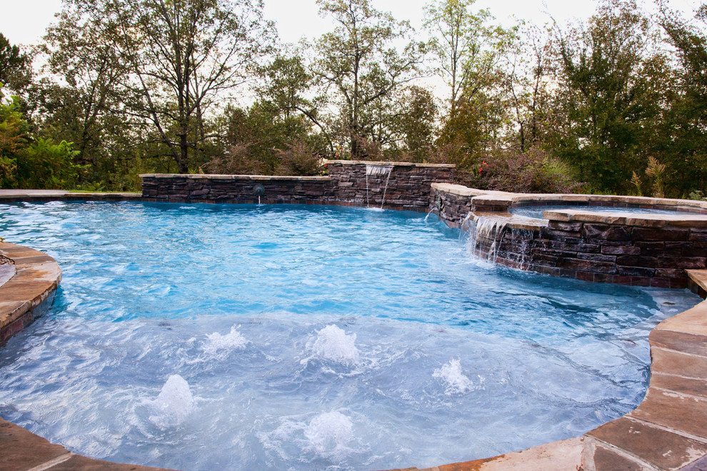 Maumelle Traditional Pool Little Rock by Elite Pools by Aloha