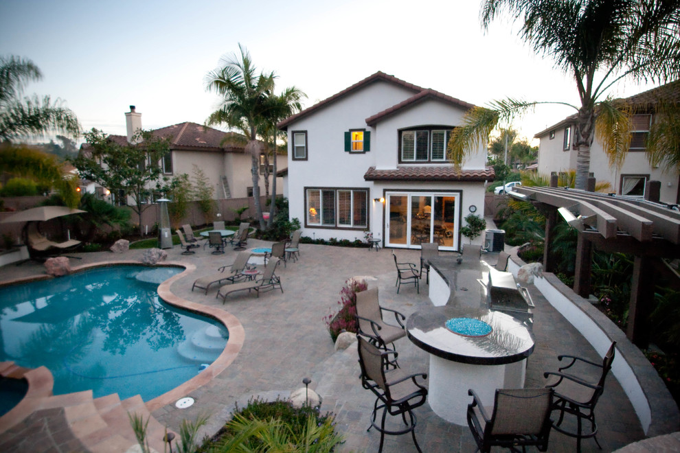 McKennery Project Western Outdoor Designs Transitional Pool San