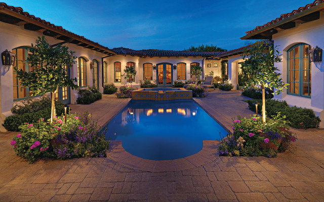 Mediterranean Pool - Mediterranean - Pool - Orange County | Houzz AU