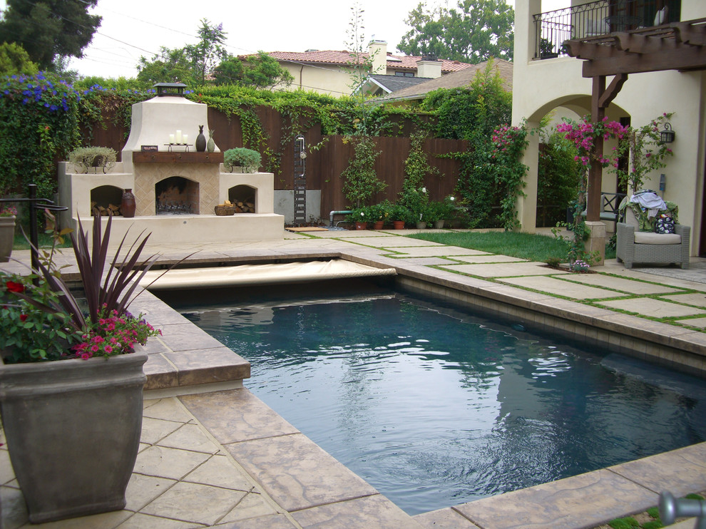 Mediterranean Style - Contemporary - Pool - Los Angeles - by MBK ...