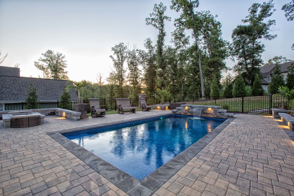 Midlothian Modern Pool Richmond by Commonwealth Curb Appeal Houzz
