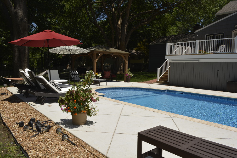 Mission KS Vinyl Swimming Pool Traditional Pool Kansas City by Swim Things Houzz