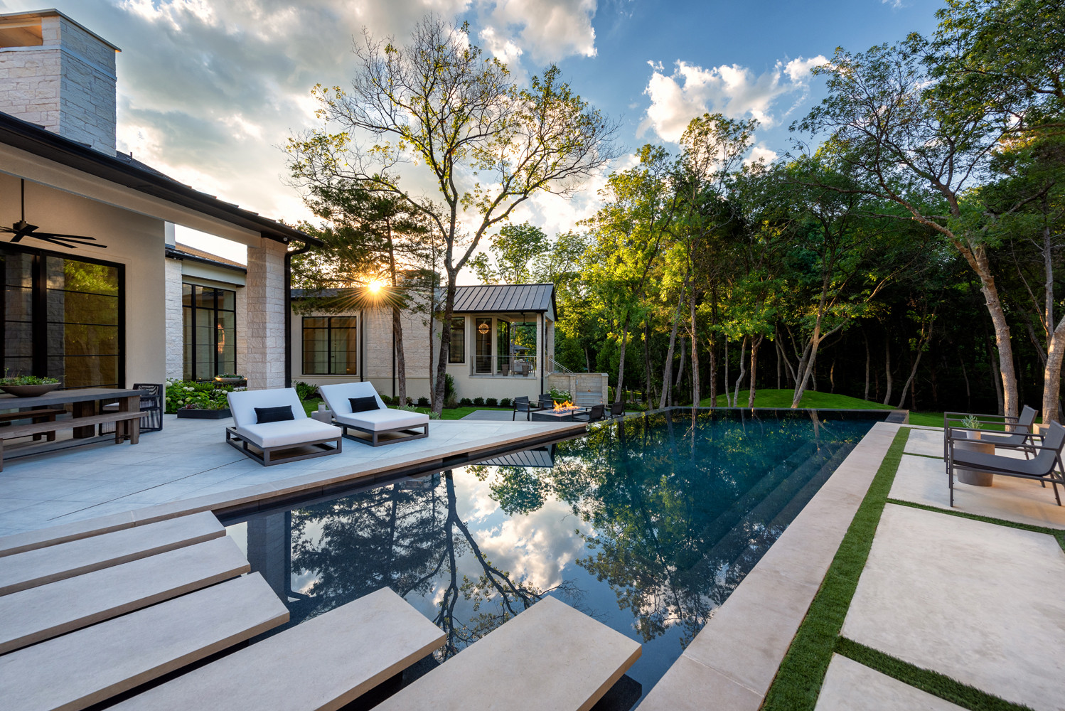 Modern Farmhouse Farmhouse Pool Dallas By Pool Environments Inc Houzz