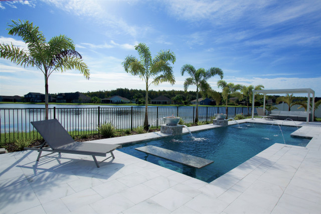 Pool With Deck Design In Florida Pool / Pool Deck Narvon, PA