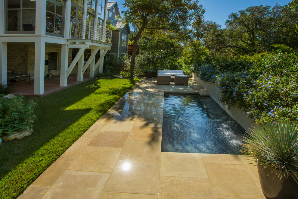 Modern Swim Spa - Modern - Pool - Austin - by Artesian Custom Pools ...