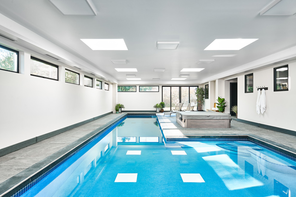 Photo of a contemporary swimming pool in Other.
