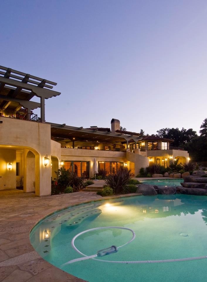 Monte Vista Residence Mediterranean Pool Los Angeles by Whitman