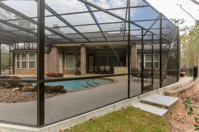 Montgomery county Texas Screen Pool Enclosure Swimming Pool & Hot Tub