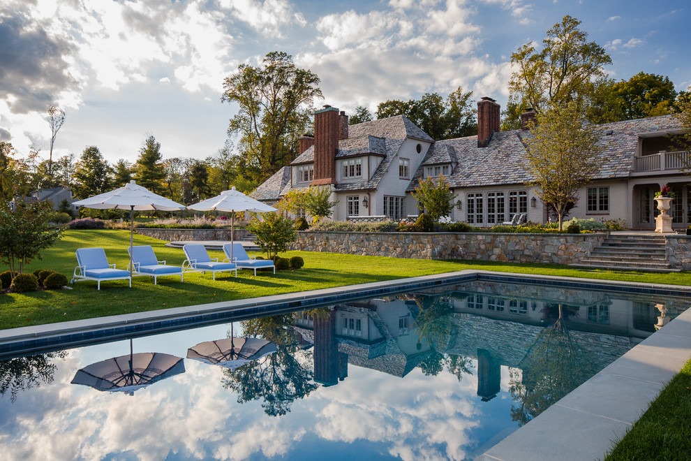 Morris County Estate Traditional Pool New York by Sigrid