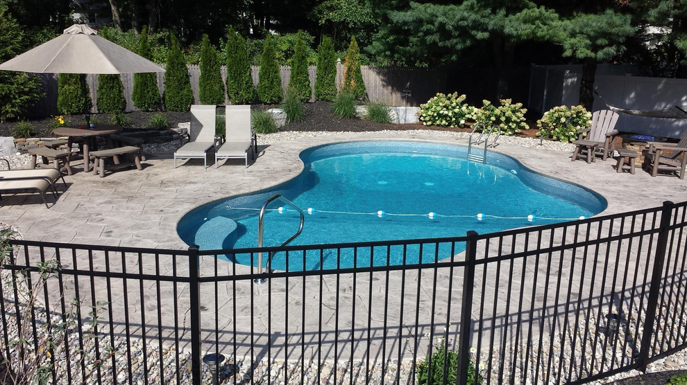Mountain Lake Pool 21 X32 Pool Boston By Delgallo Country Pools Inc