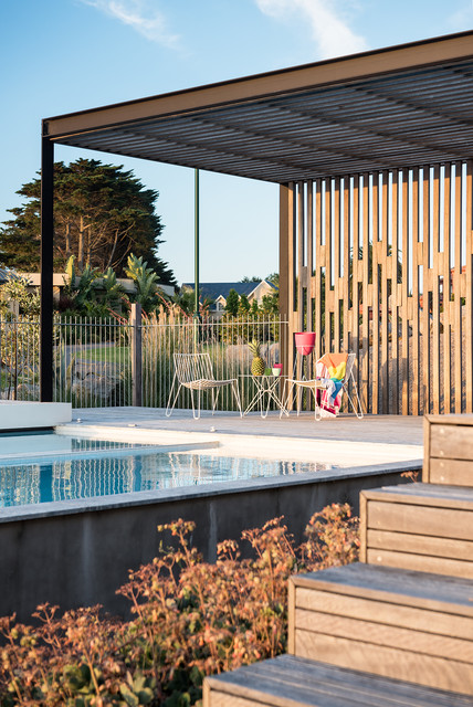 Mt Eliza Contemporary Swimming Pool And Hot Tub Melbourne By