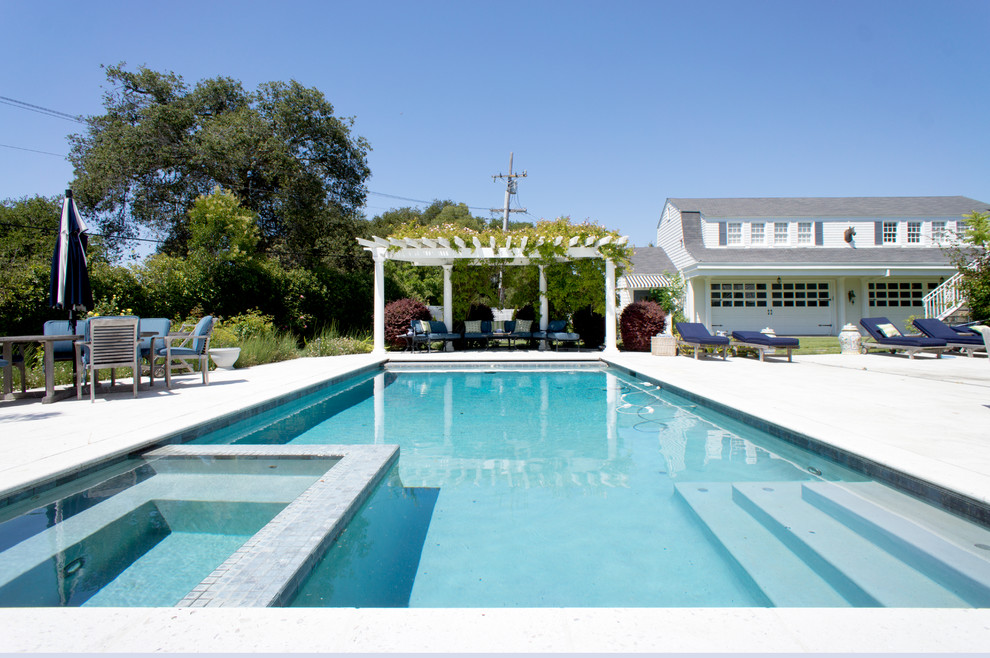 Inspiration for a classic swimming pool in San Francisco.
