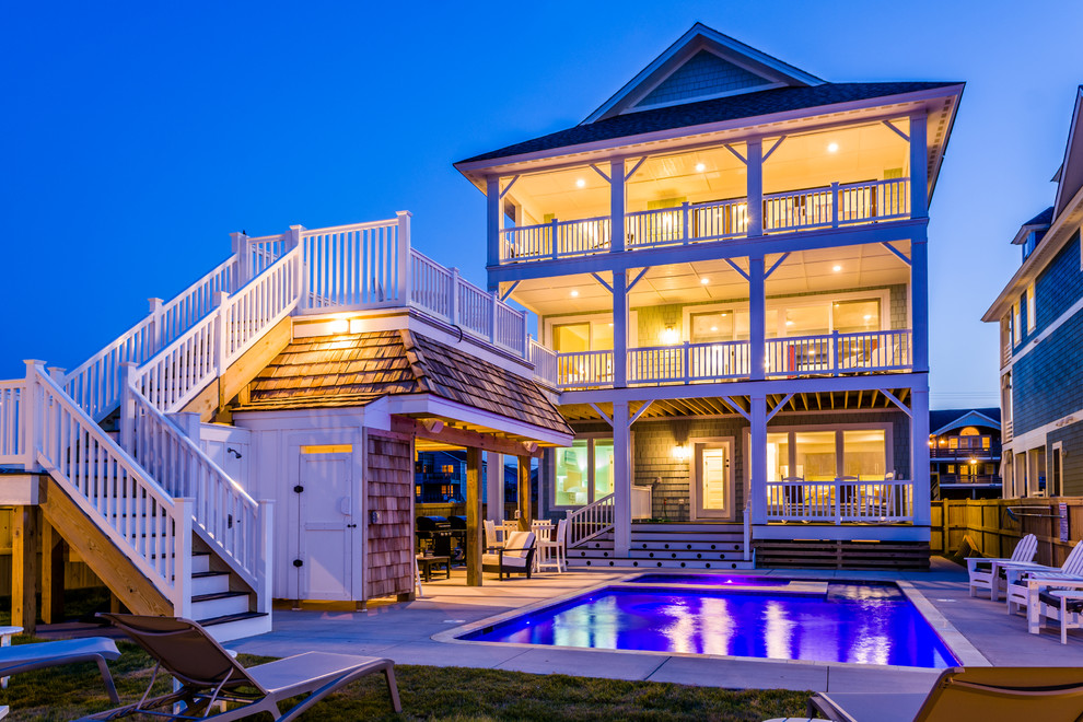 Nags Head • Luxury Oceanfront • Beach Treasure Traditional Pool