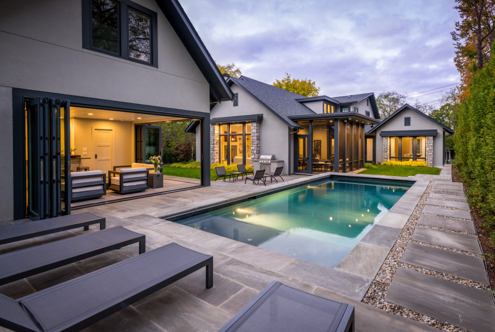 Nashville Residence Midcentury Pool Nashville by Jillian Richey Design Houzz