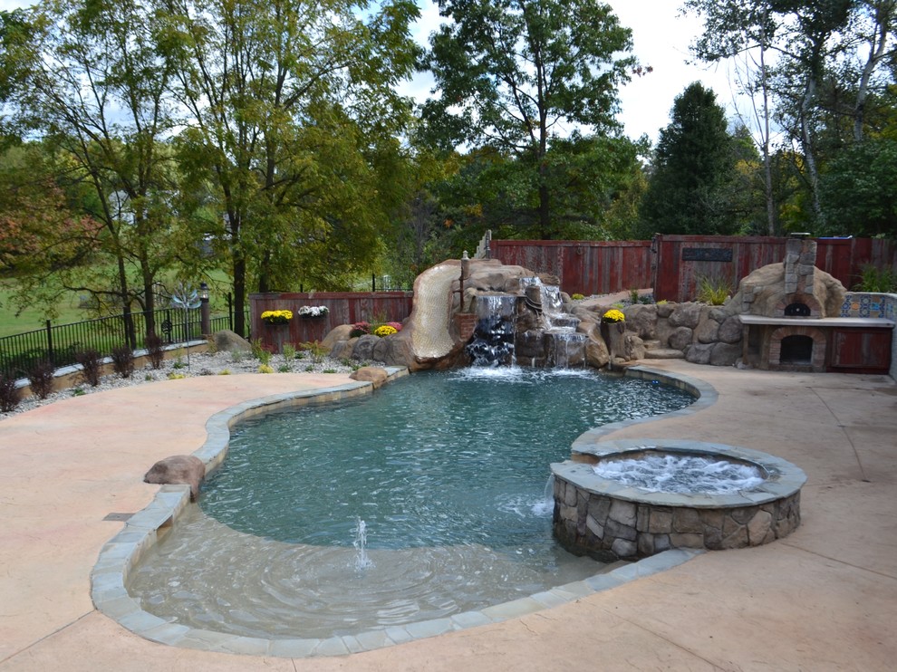 Natural & Nautical Swimming Pool by Legendary Escapes {MIN} Rustic