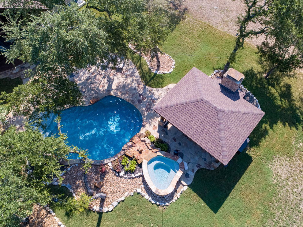 New Braunfels Pool and Cabana Traditional Pool Austin by