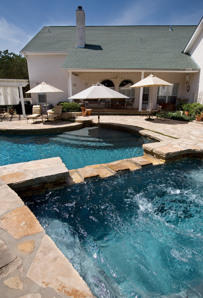 New Braunfels residence Traditional Pool Austin by Brad Sharpe