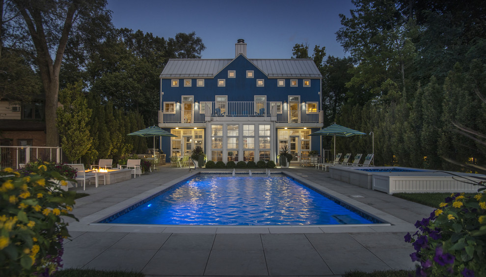 New Buffalo MI Pool Swimming Pool & Hot Tub Chicago by Platinum