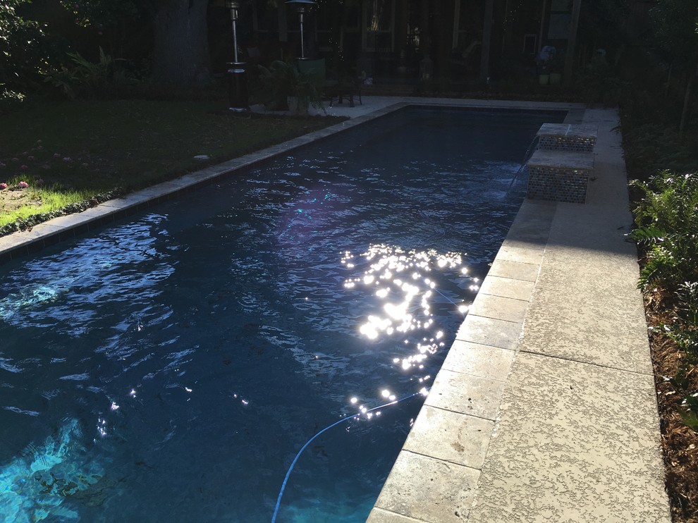 New Gunite Swimming Pool Contemporary Pool New Orleans by