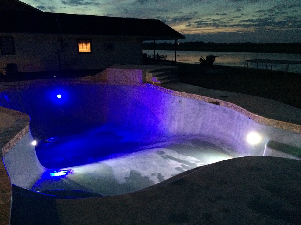 New Gunite Swimming Pool Contemporary Pool New Orleans by