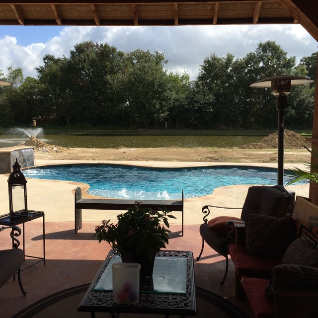 New Gunite Swimming Pool Contemporary Pool New Orleans by