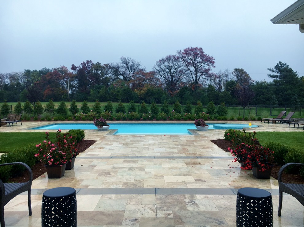 New Jersey Residence Traditional Pool Houston by David Morello