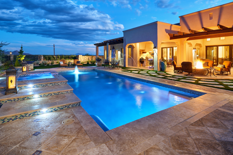 New Mexico Complete Design Build Project Southwestern Pool Other by GO Designs Inc. Houzz