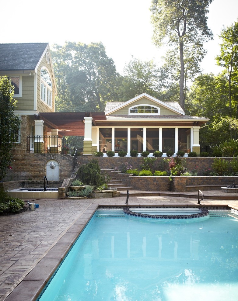 New pool and landscape construction Traditional Pool Grand Rapids