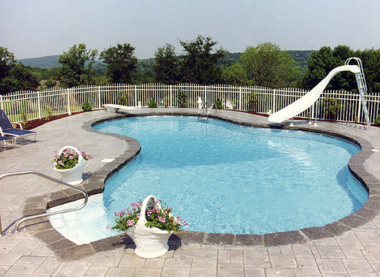 Pool - tropical pool idea in Newark