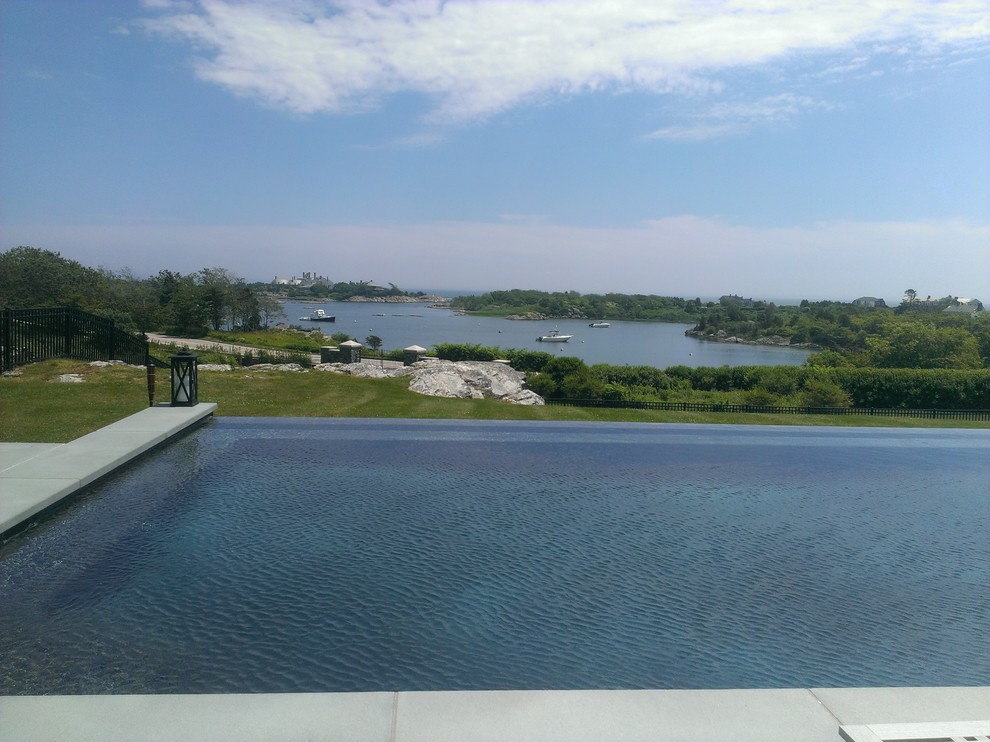 Newport RI Residence Eclectic Pool Providence by SSG Pools